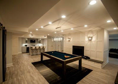 custom basement remodel auburn landing custom builder home pool table