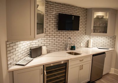 custom basement remodel auburn landing custom builder home kitchen