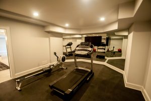 custom basement remodel auburn landing custom builder home gym